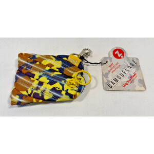 ZIPIT Grillz Clip-On Coin Purse Key Chain Camoflage Stash Pouch Unique Cute